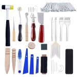 MIUSIE cuir artisanat poinçon outils Kit couture sculpture travail main couture selle Groover cuir artisanat outils ensemble Kit