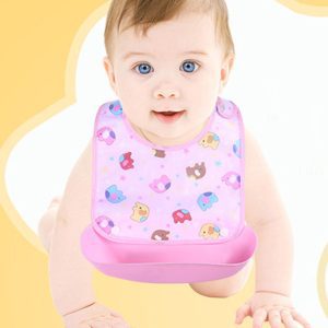 Bavoirs imperméables en Silicone pour bébé | Serviette Saliva pour bébé, tabliers de dessin animé pour bébé, chiffons détachables Bandana 1226