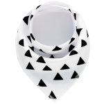 Bibelots Triangle en coton pour bébé | Écharpe en coton pour enfants, Baberos, bavoir Dribble, bavoir absorbant, pour nouveau-né
