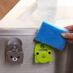 Succion disque éponge chiffon support de rangement salle de bain fournitures divers supports accessoires de cuisine évier supports de rangement mural