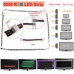 5V USB SMD5050 cuisine lumière LED lampa maison placard sous armoire lumière luces Led éclairage lampes de nuit rvb Bluetooth contrôleur