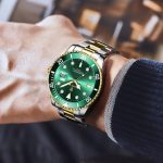 Montre à Quartz hommes DITAWATCH haut marque de luxe 2020 vert étanche montres hommes sport Date montres noir Relogio Masculino