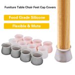 4/8/16 pièces Table chaise jambes Silicone casquettes meubles pieds protecteur couvre antidérapant Table jambe casquettes Protection des pieds