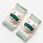 Maille mince Section respirante genouillère coton été bébé genouillères enfants anti-dérapant ramper nécessaire genouillère protection livraison directe