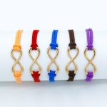 1 pièces tempérament électrocardiogramme Bracelet faveurs de fête pour Bracelet saint valentin présente invités fête faveur Souvenir