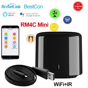 1/2/3/4/5 pièces Broadlink RM4C Mini BestCon maison intelligente universelle WiFi/IR télécommande sans fil fonctionne avec Alexa Google Home