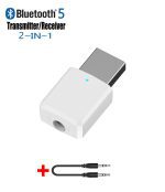 USB Bluetooth 5.0 émetteur récepteur 3 en 1 EDR adaptateur Dongle 3.5mm AUX pour TV PC casque maison stéréo voiture HIFI Audio