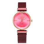 Mode Style 5 pièces/ensemble femmes montres or Rose magnétique dames montre robe Simple montre et Bracelet ensemble femmes Zegarek Damski