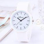 2020 nouvelle mode femmes montres Ins à la mode couleur bonbon montre-bracelet coréen Silicone bande Quartz montre Reloj Mujer Relogio Feminino
