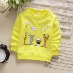 2020 bébé garçons filles enfants sweats printemps automne enfants manches longues pulls enfant en bas âge vêtements d'extérieur