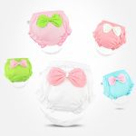 Shorts bouffants pour bébés filles | Culottes 100% coton pour enfants, sous-vêtements pour bébés garçons tout-petit, culottes à nœud papillon, couleur unie