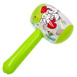 2 pièces nouveau chaud mignon dessin animé gonflable marteau Air marteau avec cloche enfants enfants exploser fabricant de bruit jouets couleur aléatoire