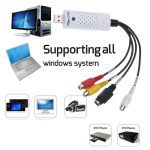 Kebidu USB 2.0 à RCA câble adaptateur convertisseur Audio vidéo Capture carte adaptateur PC câbles pour TV DVD VHS capture dispositif 630