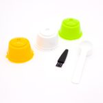6 pièces adaptées pour Dolce Gusto café filtre tasse réutilisable café Capsule filtres pour Nespresso, avec cuillère brosse accessoires de cuisine