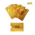 10PC Anti Rfid couleurs bloquant lecteur porte-carte Id porte-cartes de banque Protection métal carte de crédit porte-notes Aluminium organisateur