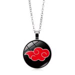 Anime NARUTO Uchiha Itachi Akatsuki Cosplay accessoires pendentif Sasuke Sharingan Pain Rinnegan métal gemme collier rétro bijoux