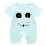 Bébé garçon vêtements à manches courtes combinaison bébé garçons filles vêtements barboteuses coton bébé vêtements nouveau-né bébé garçons vêtements bebes
