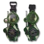 2 pièces enfants Simulation militaire montre interphone électronique talkie-walkie enfants Portable interactif Radio activité de plein air jouets