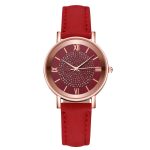 2020 ciel étoilé cadran montres pour femmes mode échelle romaine strass cuir dames Quartz montre femme montre-bracelet reloj mujer