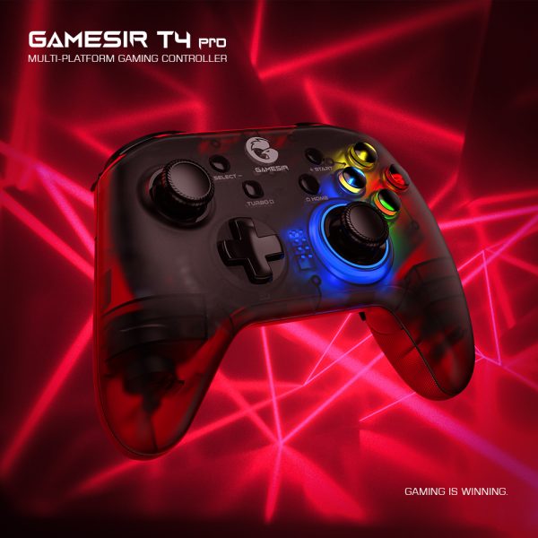 GameSir T4 Pro Bluetooth Wireless Game Controller with USB receiver applies to Nintendo Switch / iOS 13.4 / Android / Windows PC