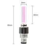 FORAUTO 2 pièces roue de voiture lumière LED moto vélo lumière pneu Valve bouchon décoratif lanterne pneu Valve bouchon Flash a parlé néon lampe