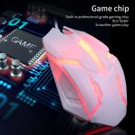 Ergonomique filaire souris de jeu bouton LED 2000 DPI USB ordinateur souris Gamer souris S1 silencieux Mause avec rétro-éclairage pour ordinateur portable