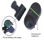 Alarme de pêche réglable ton Volume sensibilité étanche canne à pêche électronique son lumière alarme cloche Portable Jan7
