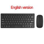2.4G sans fil Bluetooth clavier avec souris pour tablette ordinateur portable iPad téléphone intelligent Support IOS Android téléphone russe espagnol