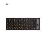 Mode russe lettres clavier couverture autocollant étanche givré PVC pour ordinateur portable bureau clavier clavier ordinateur portable