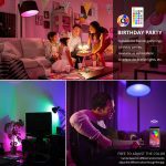 Contrôle intelligent d'app de Bluetooth de la musique 265 d'ampoule de néon de RGBW RGBWW d'ampoule de Bluetooth de la vie LED de Dimmable de la vie E27 basse 85-4.0 V