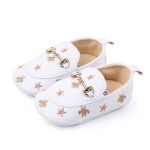 Chaussures en cuir pour bébé garçon chaussures de sport pour bébé nouveau-né premier marcheur chaussures à semelles souples pour enfant en bas âge pour 0 -1 an