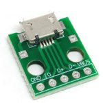 10 pièces MICRO USB à DIP adaptateur 5pin connecteur femelle B Type PCB convertisseur platine de prototypage commutateur carte SMT siège mère