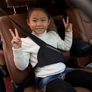 Nouveau Triangle bébé enfants voiture sûr ajustement ceinture de sécurité dispositif de réglage Auto sécurité ceinture couverture enfant cou Protection positionneur respirant