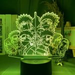 Anime Naruto Uzumaki Led veilleuse équipe 7 Sasuke Kakashi Hatake enfants chambre veilleuse Itachi Uchiha 3d lampe enfant cadeau de noël