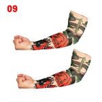 2 pièces bras élastique tatouage manches faux temporaire bas tatouage unisexe UV Protection tatouage manches Nylon gant