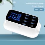 8 Ports Quick Charge 3.0 USB Charger For Android iPhone Adapter 18W PD 3.0 Phone Tablet Fast Charger For xiaomi huawei samsung