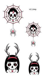 1 PC géométrique planète mode femmes temporaire tatouage autocollant noir Roses conception fleur bras corps Art grand faux tatouage autocollant