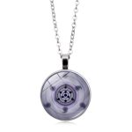 Anime NARUTO Uchiha Itachi Akatsuki Cosplay accessoires pendentif Sasuke Sharingan Pain Rinnegan métal gemme collier rétro bijoux