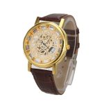 Montre hommes de luxe en acier inoxydable Quartz militaire Sport bracelet en cuir affaires Simple cadran montre-bracelet Reloj Hombre