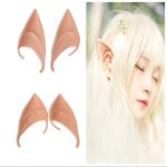 Cos Elf oreilles 2 couleurs adultes enfants prothèses fausses oreilles Halloween Performance fête scène accessoires 1 paire