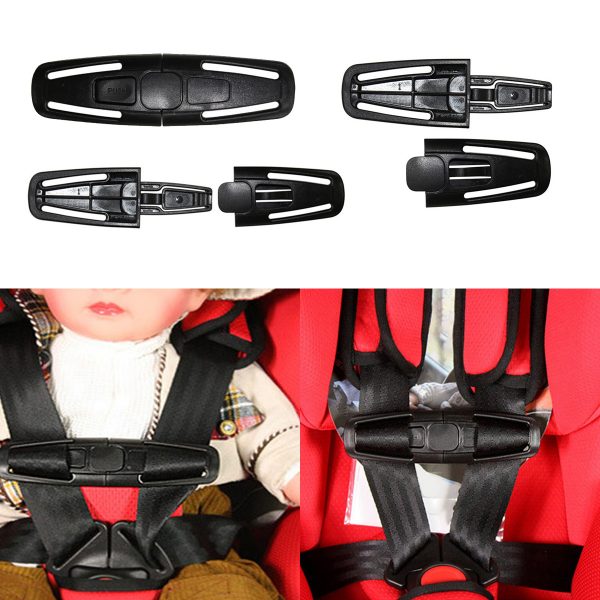 Haute qualité voiture bébé sécurité sangle de sécurité ceinture harnais poitrine enfant Clip sûr boucle 1pc enfant en bas âge pince ceintures de sécurité accessoires
