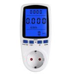 Compteur d'eau numérique | Mesure du coût de l'électricité, analyseur de prise de mesure du coût de l'électricité, prise US/AU/EU/FR