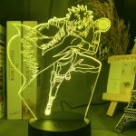 Japonais Anime Naruto Figure 3d lampe de nuit pour enfants chambre décor veilleuse meilleur cadeau d'anniversaire enfant chevet Led veilleuse