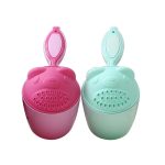 Cuillère de shampooing pour bébé | Mignon, dessin animé, cuillère de douche, eau de bain, pomme de natation, arrosage bouteille de toge, lavage des cheveux, tasse de shampooing