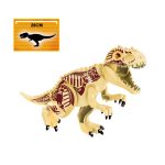 Monde jurassique dinosaures figurines briques tyrannosaure Indominus Rex i-rex assembler des blocs de construction enfant jouet Dinosuar