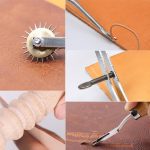 MIUSIE cuir artisanat poinçon outils Kit couture sculpture travail main couture selle Groover cuir artisanat outils ensemble Kit