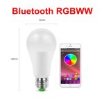 Contrôle intelligent d'app de Bluetooth de la musique 265 d'ampoule de néon de RGBW RGBWW d'ampoule de Bluetooth de la vie LED de Dimmable de la vie E27 basse 85-4.0 V