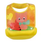 Bavoirs imperméables en Silicone pour bébé | Serviette Saliva pour bébé, tabliers de dessin animé pour bébé, chiffons détachables Bandana 1226
