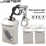 JASTER Mini métal clé USB 4G 8G 16GB 32GB 64GB 128G personnaliser stylo lecteur USB clé mémoire U disque cadeau logo personnalisé