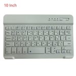 Clavier sans fil en aluminium Ultra mince de Bluetooth de multimédia pour l'alphabet anglais de Windows de tablette d'ios Android et l'alphabet thaï